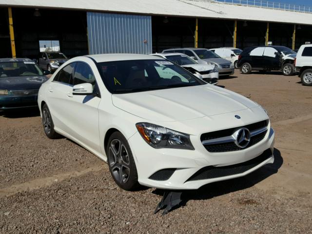 WDDSJ4EB9EN141074 - 2014 MERCEDES-BENZ CLA 250 WHITE photo 1