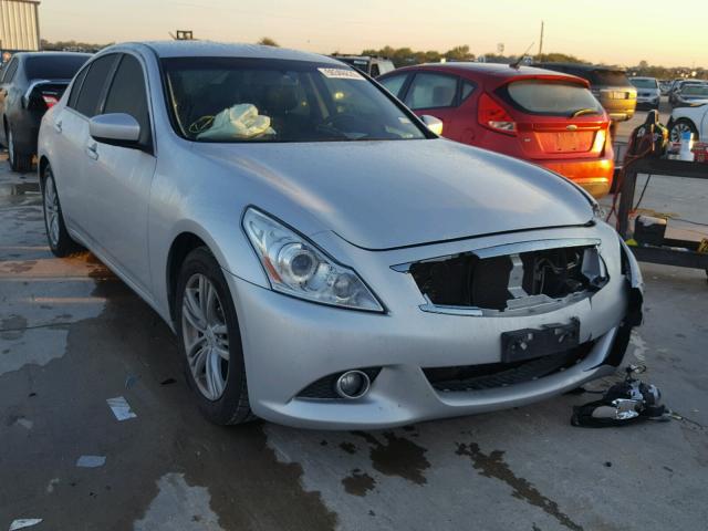 JN1CV6AP5AM408956 - 2010 INFINITI G37 BASE SILVER photo 1