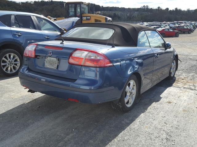 YS3FD79Y266001231 - 2006 SAAB 9-3 BASE BLUE photo 4