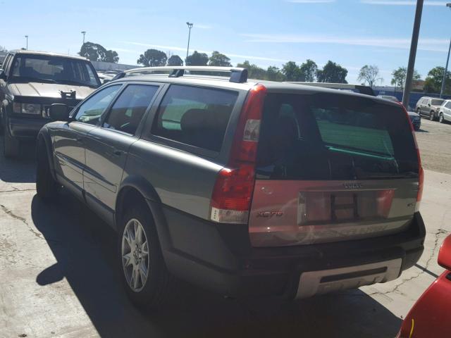 YV4SZ592971266358 - 2007 VOLVO XC70 GREEN photo 3