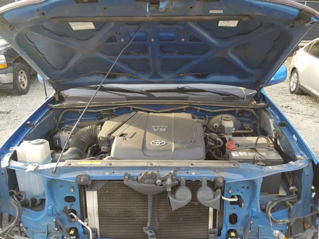 5TETU22N56Z230986 - 2006 TOYOTA TACOMA X-R BLUE photo 7