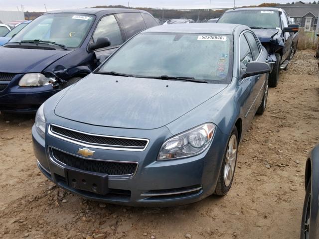 1G1ZG57B694164343 - 2009 CHEVROLET MALIBU LS Dəniz mavisi foto 2