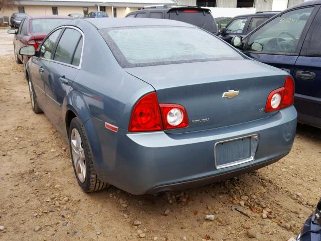 1G1ZG57B694164343 - 2009 CHEVROLET MALIBU LS Dəniz mavisi foto 3