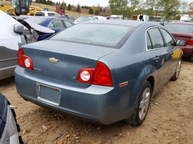 1G1ZG57B694164343 - 2009 CHEVROLET MALIBU LS Dəniz mavisi foto 4