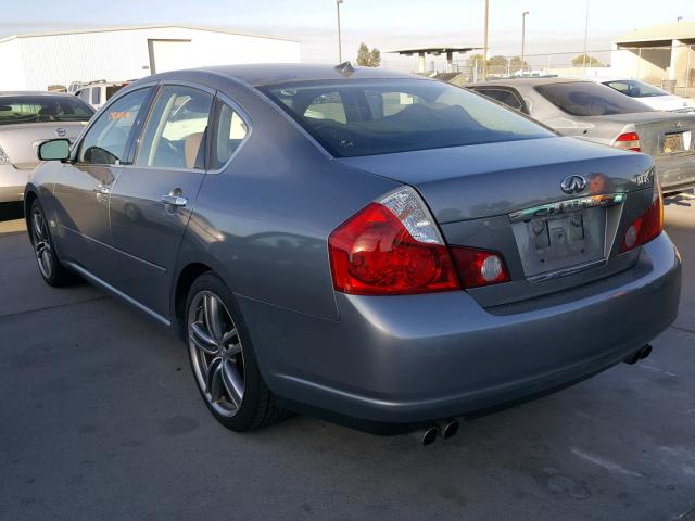 JNKBY01E16M205726 - 2006 INFINITI M45 BASE GRAY photo 3