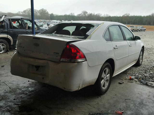 2G1WG5EK0B1176060 - 2011 CHEVROLET IMPALA LT WHITE photo 4