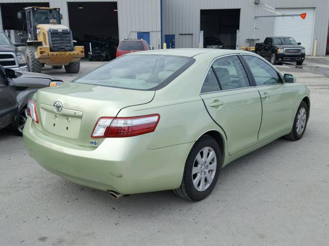 4T1BB46K09U080727 - 2009 TOYOTA CAMRY HYBR GREEN photo 4