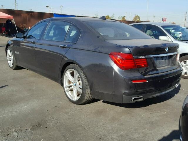 WBAYE8C56DD132489 - 2013 BMW 750LI CHARCOAL photo 3