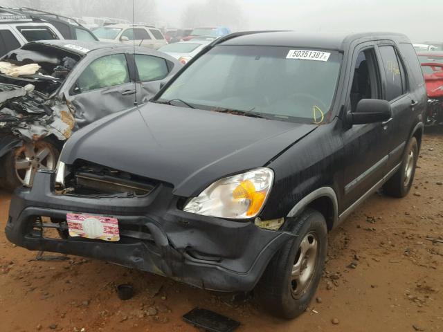 JHLRD68492C013128 - 2002 HONDA CR-V LX BLACK photo 2