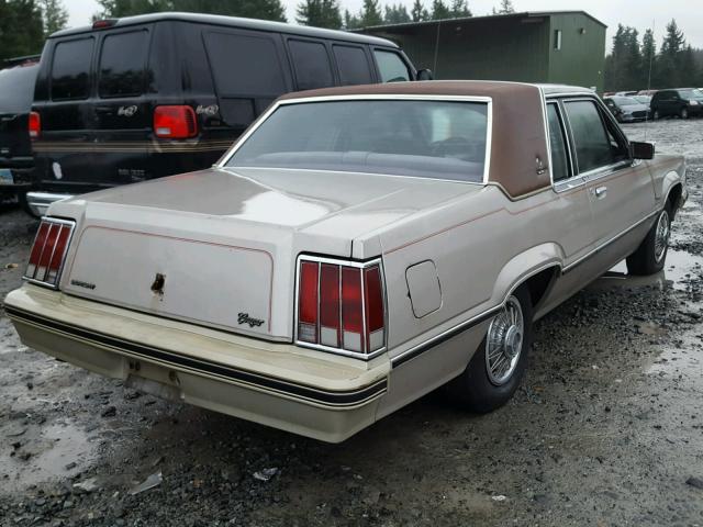 1MEBP9036CH615188 - 1982 MERCURY COUGAR XR7 GOLD photo 4