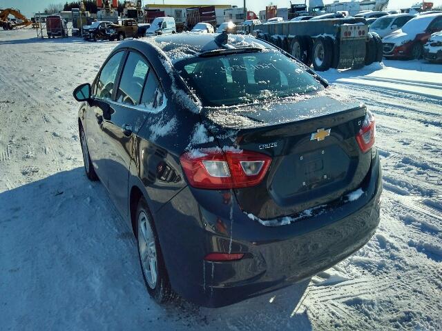 3G1BE5SM8HS591912 - 2017 CHEVROLET CRUZE LT GRAY photo 3