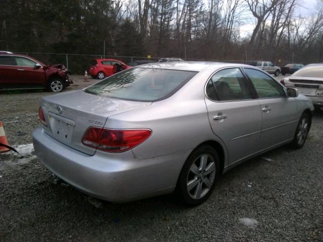 JTHBA30G955076586 - 2005 LEXUS ES 330 SILVER photo 4