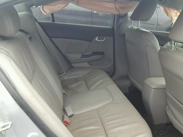 2HGFB2F9XCH005178 - 2012 HONDA CIVIC EXL SILVER photo 6