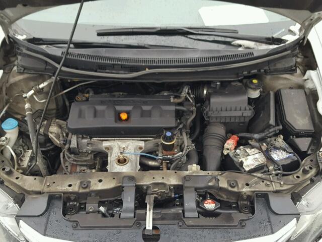 2HGFB2F9XCH005178 - 2012 HONDA CIVIC EXL SILVER photo 7