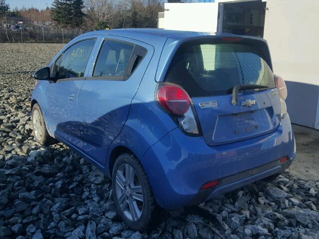 KL8CB6S95DC613167 - 2013 CHEVROLET SPARK LS BLUE photo 3