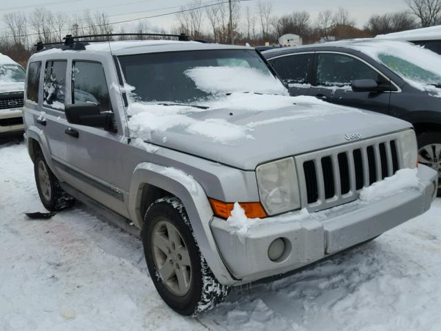 1J8HG48K86C150174 - 2006 JEEP COMMANDER SILVER photo 1