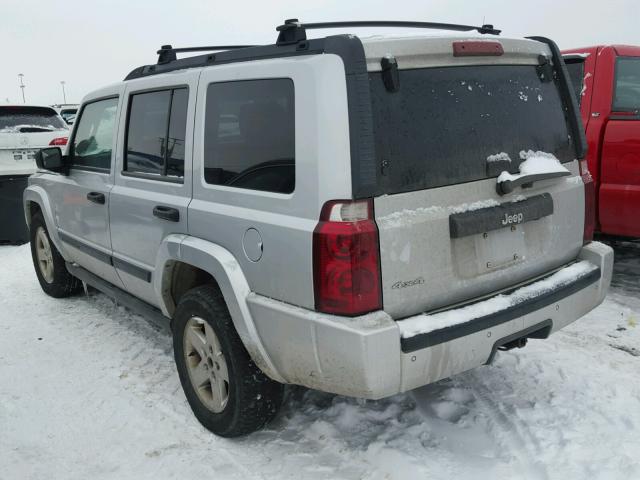 1J8HG48K86C150174 - 2006 JEEP COMMANDER SILVER photo 3