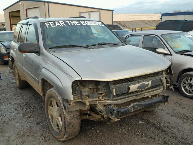 1GNDS13S532351968 - 2003 CHEVROLET TRAILBLAZE GRAY photo 1