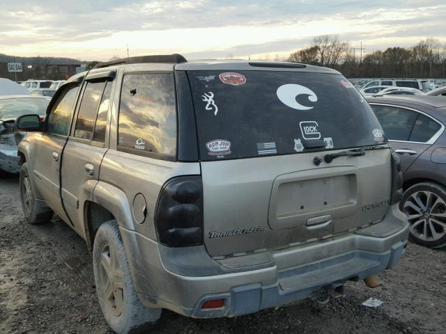 1GNDS13S532351968 - 2003 CHEVROLET TRAILBLAZE GRAY photo 3