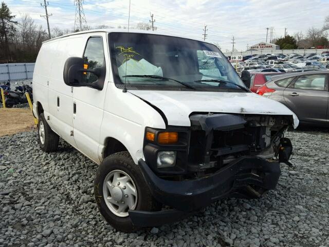 1FTNE24L68DB53493 - 2008 FORD ECONOLINE WHITE photo 1