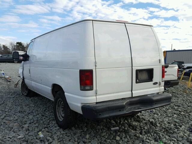 1FTNE24L68DB53493 - 2008 FORD ECONOLINE WHITE photo 3