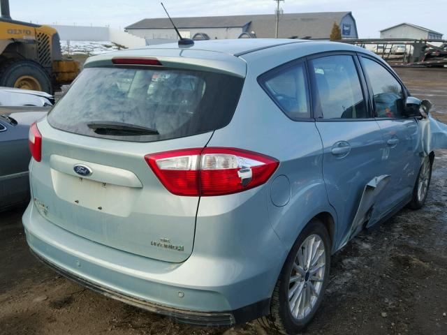 1FADP5AU7DL501795 - 2013 FORD C-MAX SE GREEN photo 4