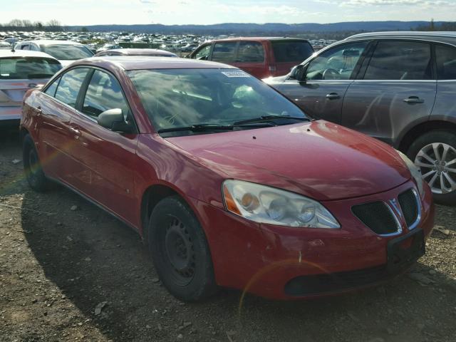 1G2ZF55B264203734 - 2006 PONTIAC G6 SE RED photo 1