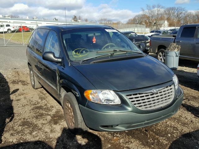 1C4GJ25B91B162569 - 2001 CHRYSLER VOYAGER GREEN photo 1