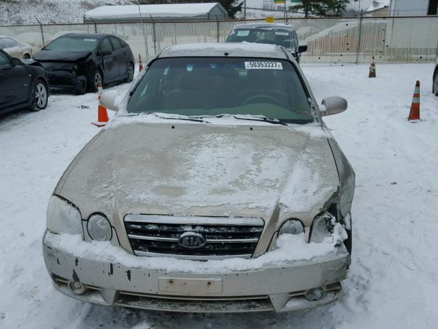 KNAGD128965463646 - 2006 KIA OPTIMA LX TAN photo 9