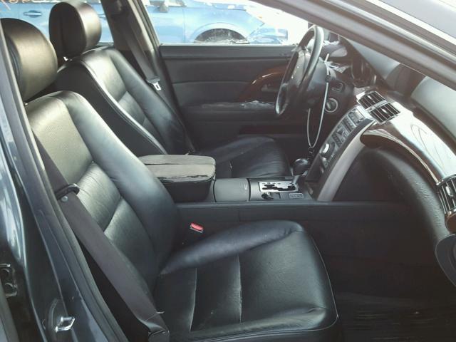 JH4KB16575C006409 - 2005 ACURA RL GRAY photo 5