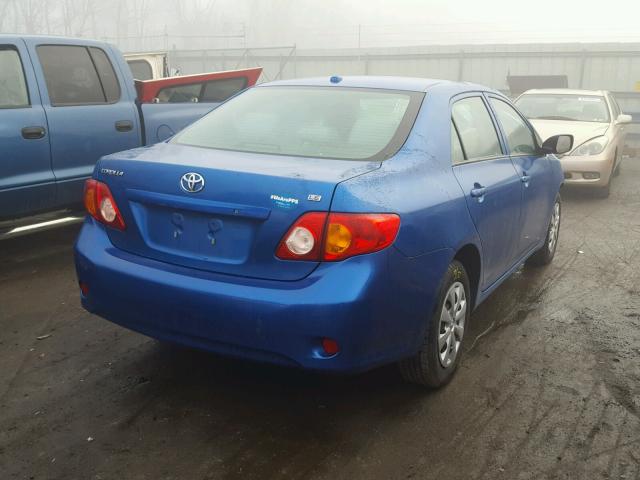 2T1BU4EE2AC371452 - 2010 TOYOTA COROLLA BA BLUE photo 4