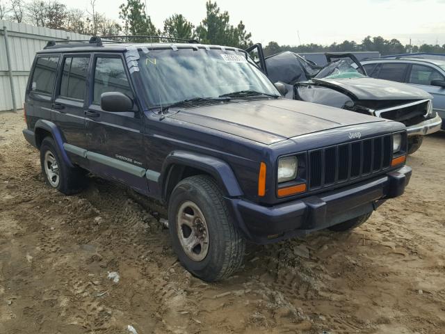 1J4FF68S5XL519632 - 1999 JEEP CHEROKEE S BLUE photo 1