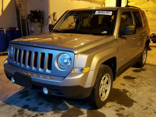 1C4NJRBB8ED811132 - 2014 JEEP PATRIOT SP SILVER photo 2