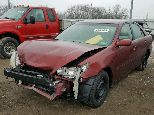 4T1BE32KX3U129303 - 2003 TOYOTA CAMRY LE MAROON photo 2