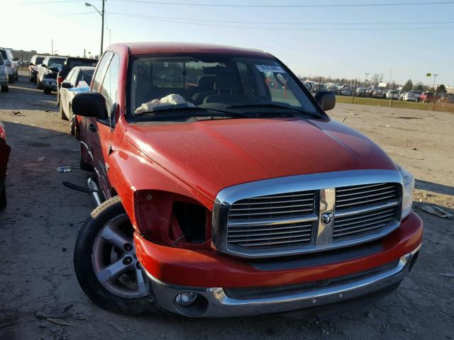 1D7HU18267S221139 - 2007 DODGE RAM 1500 S RED photo 1