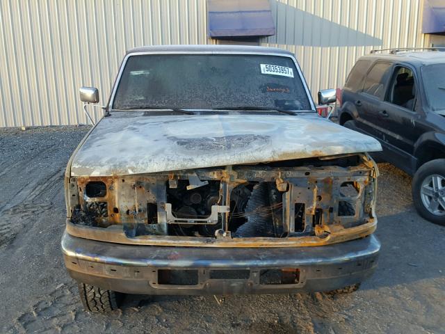 1FTEF14N1TLB07500 - 1996 FORD F150 MAROON photo 9