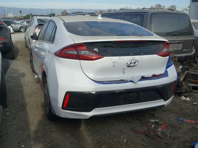 KMHC75LC0HU049291 - 2017 HYUNDAI IONIQ SEL SILVER photo 3