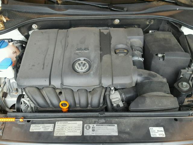 1VWAP7A39CC072767 - 2012 VOLKSWAGEN PASSAT S أبيض صورة 9