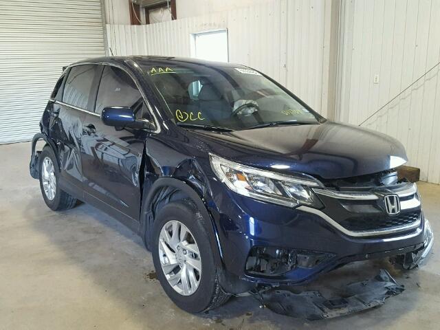 5J6RM4H56FL011704 - 2015 HONDA CR-V EX BLUE photo 1