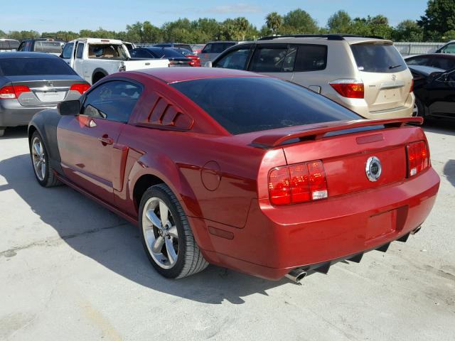 1ZVHT82H885159971 - 2008 FORD MUSTANG GT RED photo 3