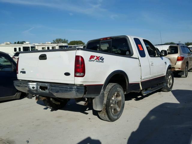 2FTRX18L82CA23707 - 2002 FORD F150 WHITE photo 4