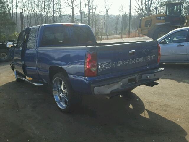 2GCEC19XX31278254 - 2003 CHEVROLET SILVERADO BLUE photo 3