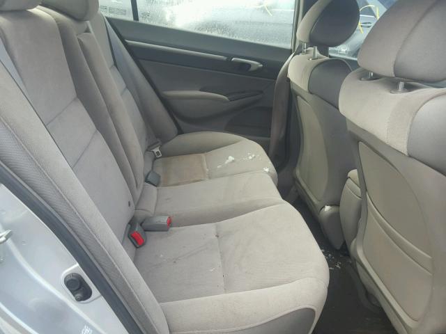 1HGFA16816L074465 - 2006 HONDA CIVIC EX 银色 照片 6