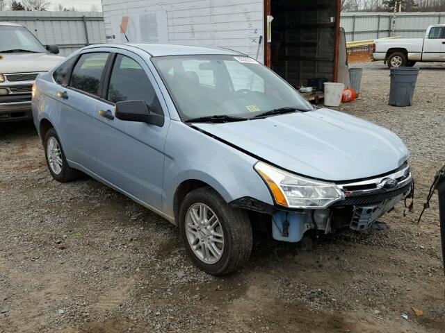 1FAHP35N99W242838 - 2009 FORD FOCUS SE BLUE photo 1