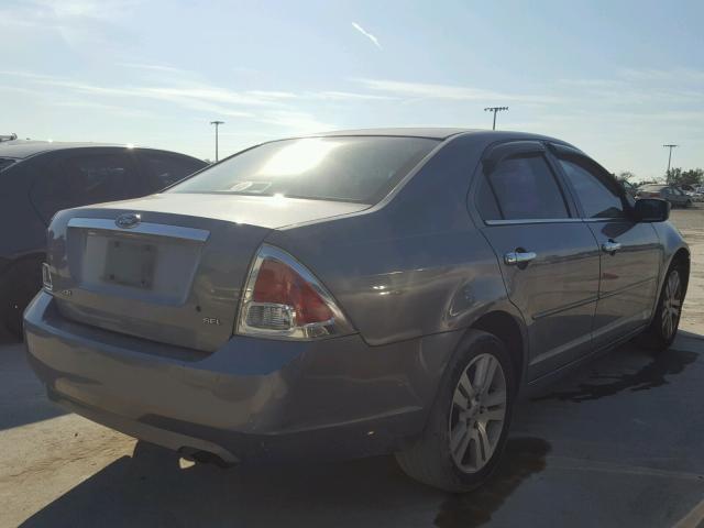 3FAHP08Z77R105166 - 2007 FORD FUSION SEL SILVER photo 4