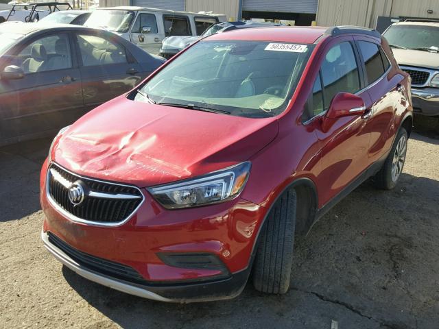 KL4CJASB0HB030415 - 2017 BUICK ENCORE PRE RED photo 2