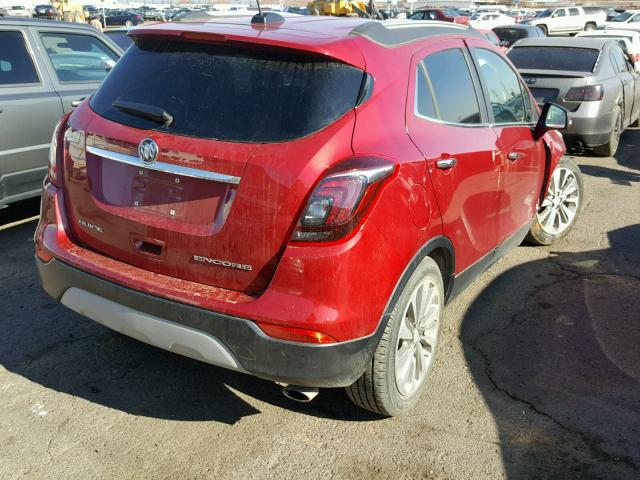 KL4CJASB0HB030415 - 2017 BUICK ENCORE PRE RED photo 4