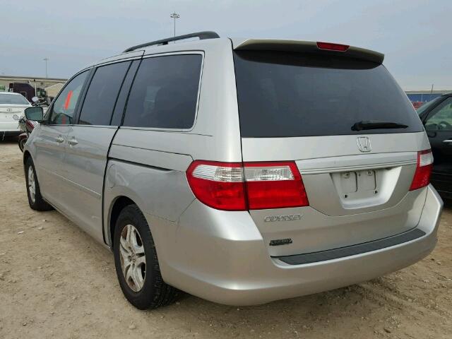 5FNRL38717B092880 - 2007 HONDA ODYSSEY EX SILVER photo 3