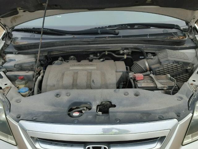 5FNRL38717B092880 - 2007 HONDA ODYSSEY EX SILVER photo 7