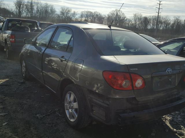 2T1BR30EX5C391490 - 2005 TOYOTA COROLLA CE SILVER photo 3